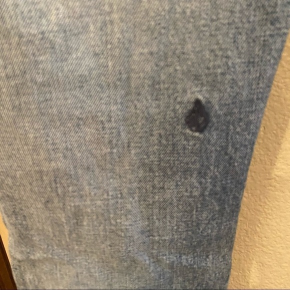 VOLCOM Blue Stoned Slim Slouch Ripped Jeans Size 0 - Picture 11 of 11